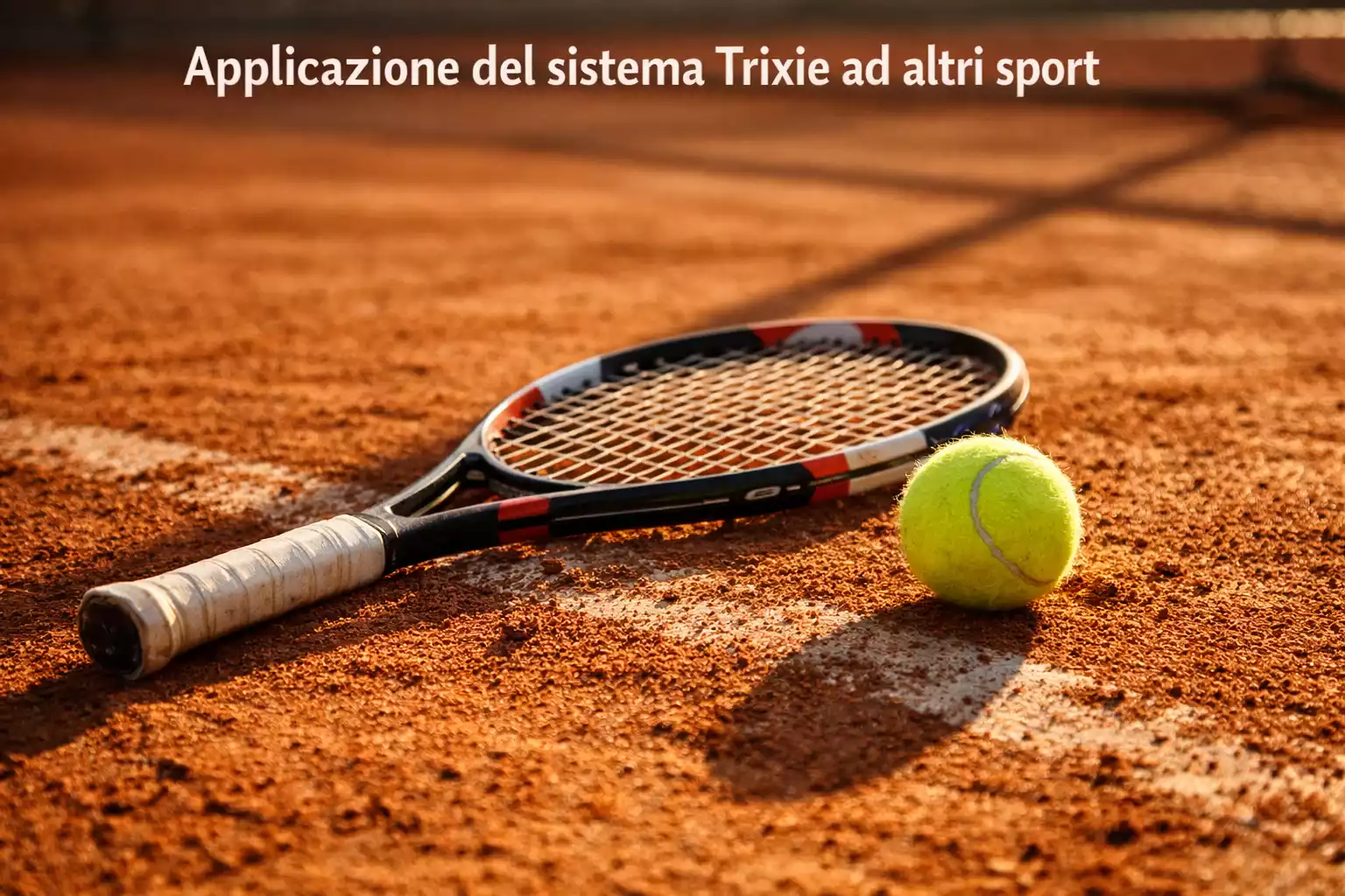 Sistema Trixie applicato a tennis e altri sport