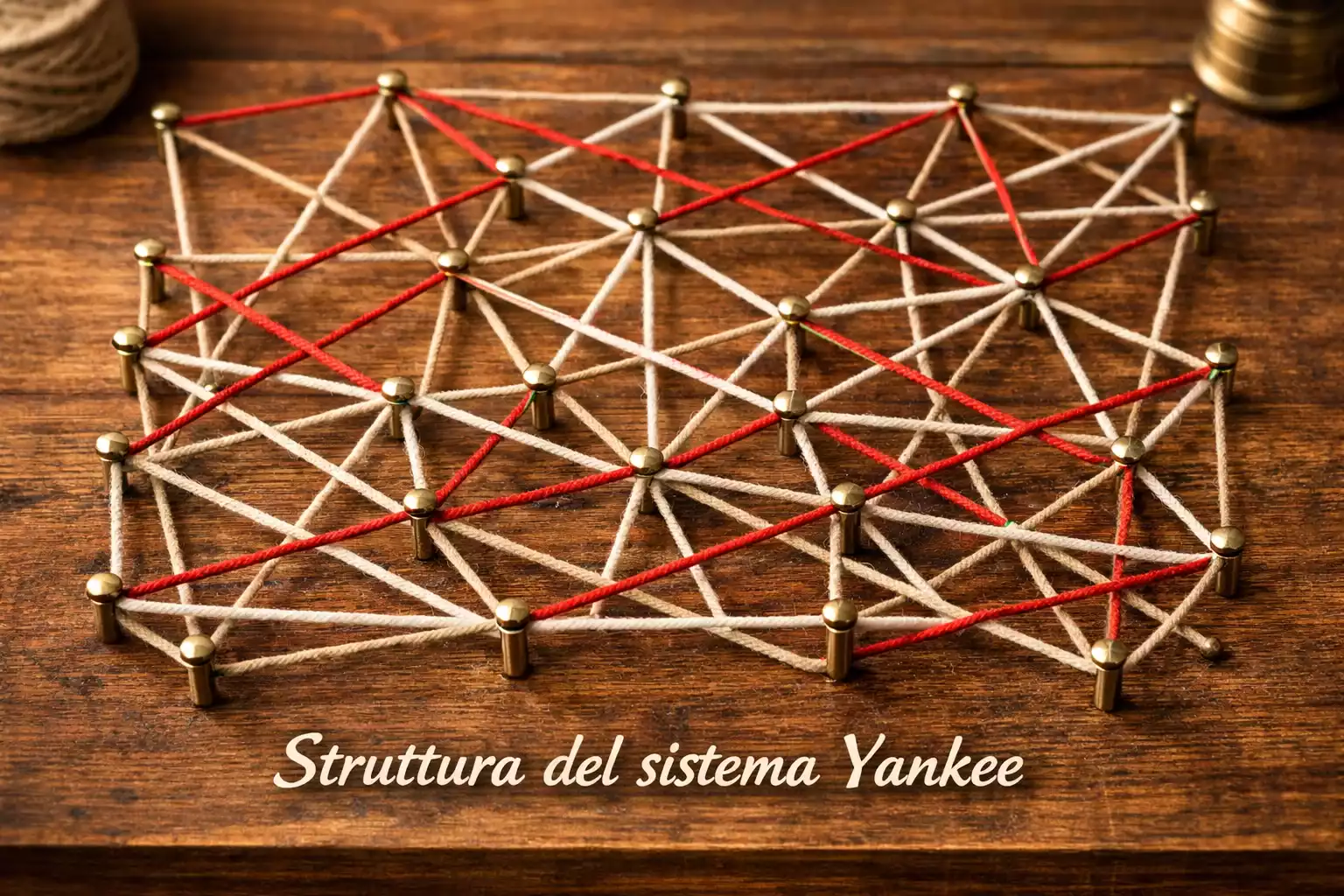 Struttura sistema Yankee con 11 combinazioni scommesse